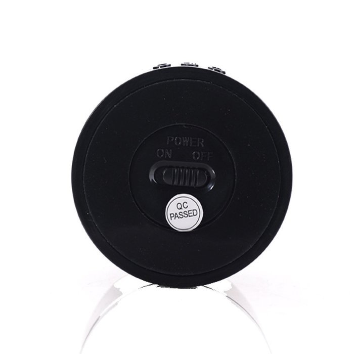 GENERIC Portable WIFI Bluetooth Sound BK 3.0 Built in 450 MAH Battery with Studio Conduction Function BLACK
