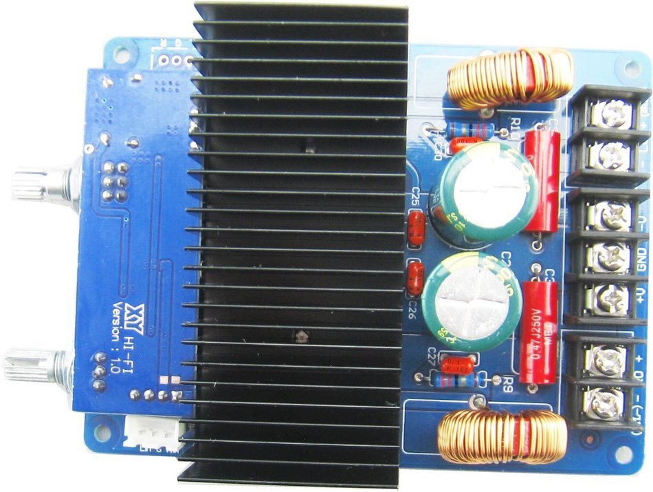 Yeeco High-Power Digital D Class Power Amplifier Board Dual DC&plusmn;20-&plusmn;25V 140W Super Bass Audio Speakers Power Amp... N2