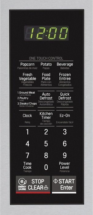 LG LCS0712ST - 0.7 Cu. Ft. Compact Microwave - Stainless-Steel N2