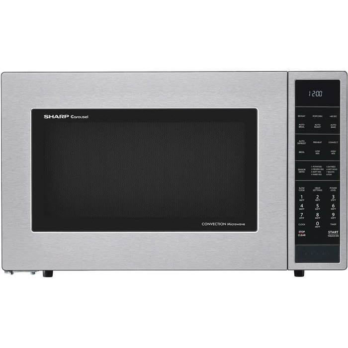 1.5 Cu. Ft. 900W Convection Microwave Oven, Stainless Steel