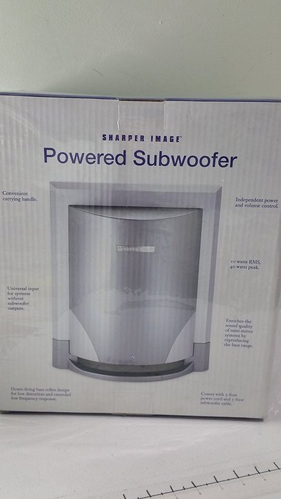 Sharper Image SA251TNM - Subwoofer - 20 Watt N3