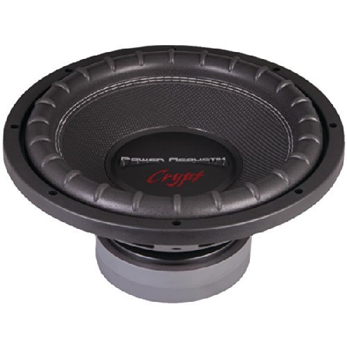 New POWER ACOUSTIK CW2-124 Crypt Series Dual Voice-Coil Subwoofer (12", 2,000 Watts)