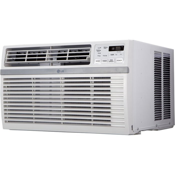 LG 10,000 BTU Window Air Conditioner with Remote Control and Dehumidifier N2