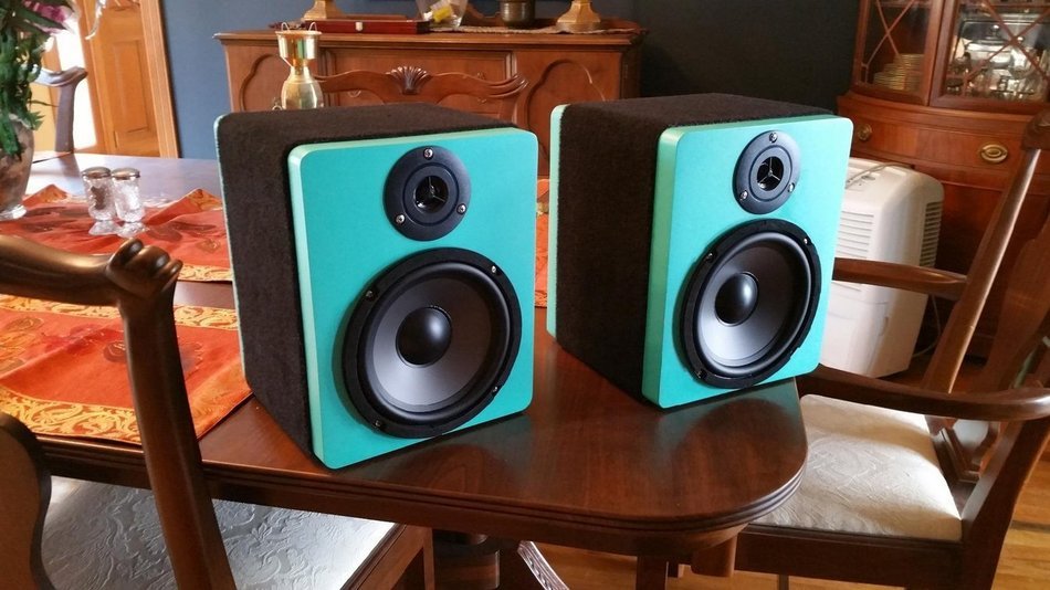 6.5 inch 4 Ohm Poly Cone Midbass Woofer, 60 Watts, 2 pack N3