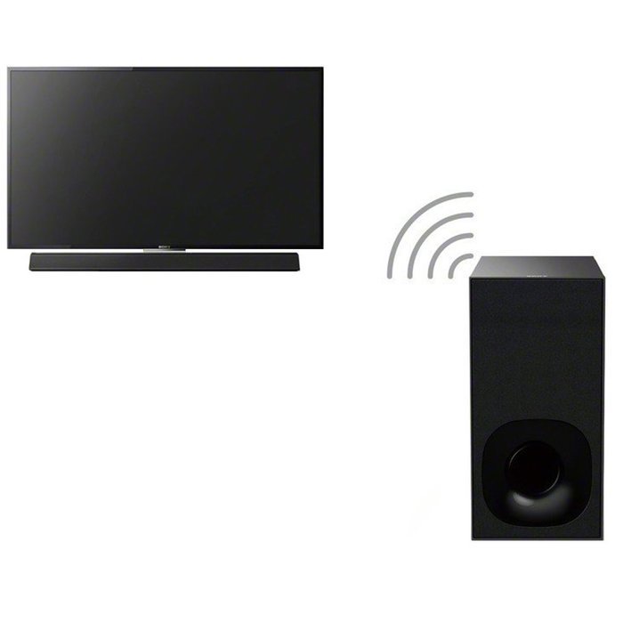 Sony 2.1ch 300 Watt Bluetooth Sound Bar with Wireless Subwoofer (HT-CT380) with Soundbar Bracket, High-Speed HDMI... N5
