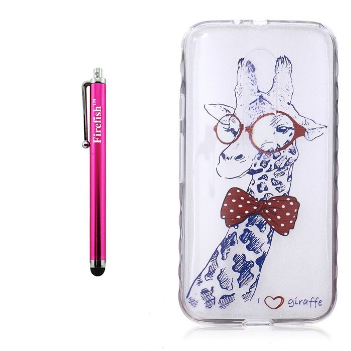 Moto G (3rd Gen) Case, Firefish Colorful Pattern TPU Durable Soft TPU Back [Soft-Flex] [Shock Absorption Technology... N183