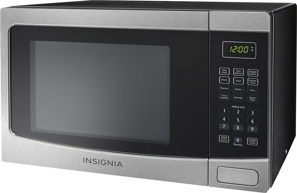 Insignia - 1.2 Cu. Ft. Mid-Size Microwave - Stainless Steel N2