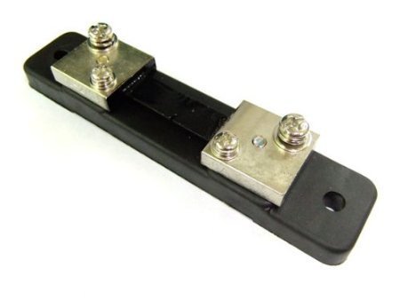 RioRand Small Green LED Digital Current Panel Meter Amperage Monitor 0-50A With Ammeter Shunt Resister