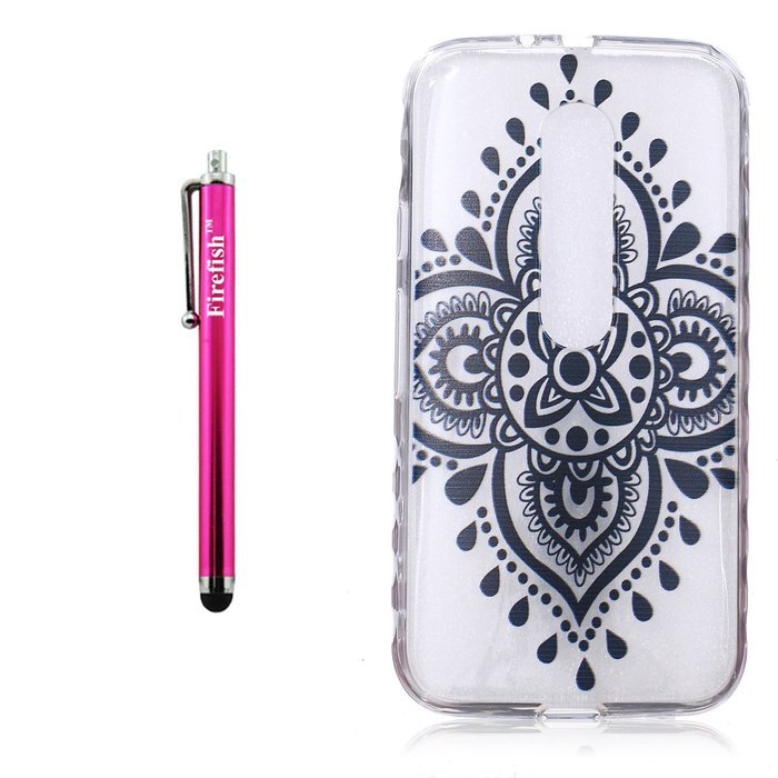 Moto G (3rd Gen) Case, Firefish Colorful Pattern TPU Durable Soft TPU Back [Soft-Flex] [Shock Absorption Technology... N226