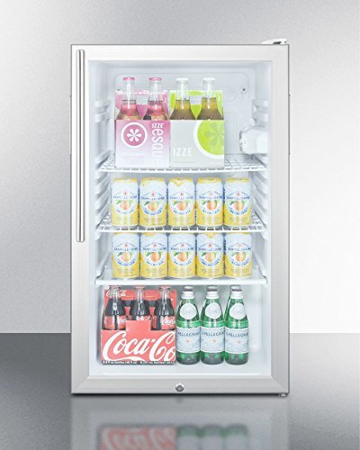 Summit SCR450L7HVADA 20" 4.1 cu. ft. Commercially Approved ADA Compliant All-Refrigerator with Automatic Defrost... N2