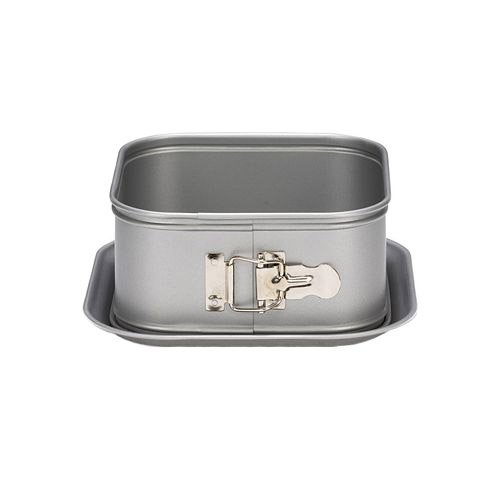 Patisse Silver-Top Extra High Square Springform Nonstick Pan, Silver Grey