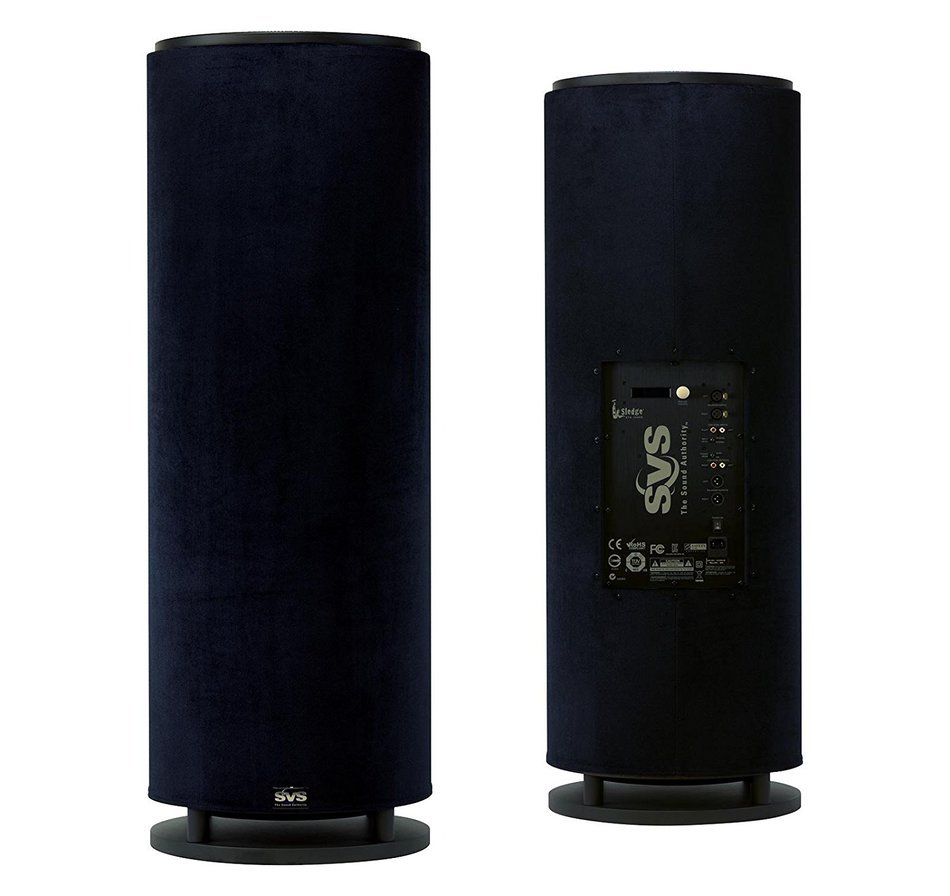 SVS PC13 Ultra 13-inch 1000 Watt Powered Cylinder Subwoofer (Black Dual Subs) N3