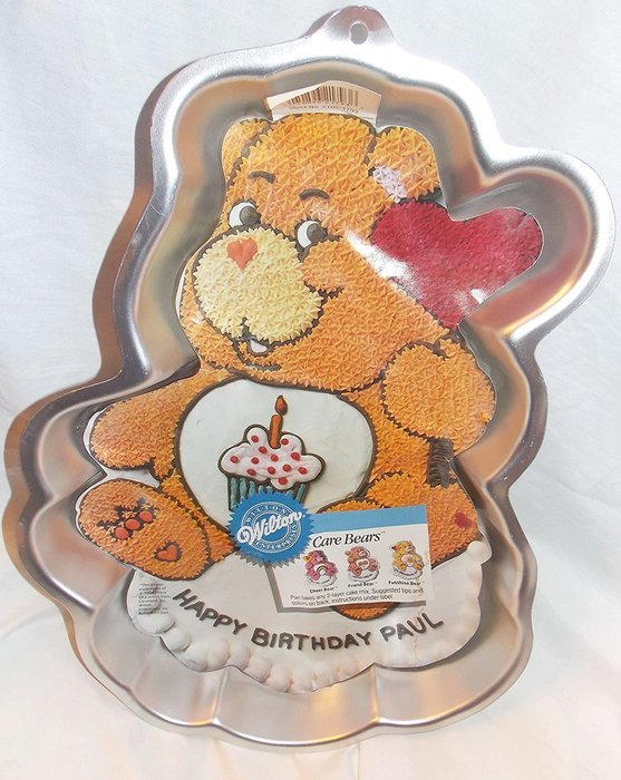 1987 Care Bears Cake Pan - Birthday Bear Cheer Bear Funshine Bear or Friend Bear N2