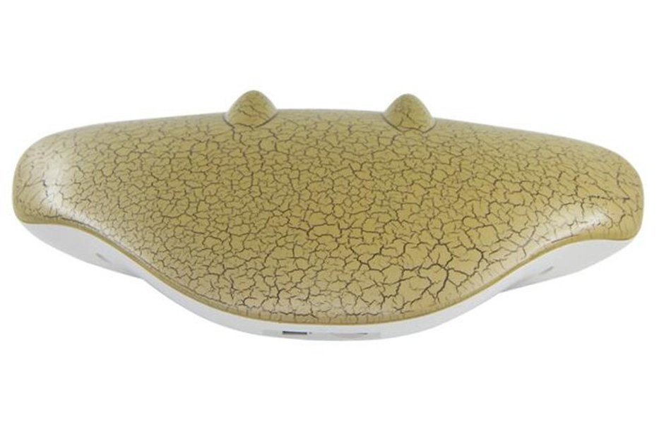 Blueone Outdoor Wireless Bluetooth Stingray Speaker With LED Lights Support TF Card for Cell Phones - Golden N4