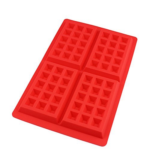 Skango(TM) 2pcs/lot Silicone Cake Mold 4-Cavity Waffles Cake Chocolate Pan with 12-Cavity Muffin Cake Biscuit... N6