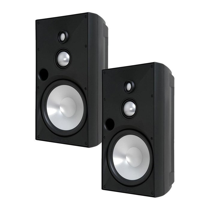 SpeakerCraft OE8 Three Outdoor Elements 3-Way Outdoor Speaker - Pair (Black)
