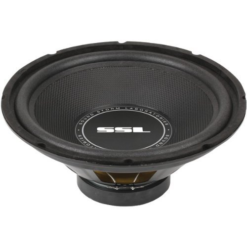New SOUNDSTORM SS12 SS Series High-Power Single 4ohm Voice-Coil Subwoofer with Poly-Injection Cone (12", 800 Watts)