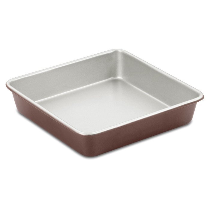 New New Cuisinart AMB-9SCKBZ Non-Stick 9in Square Cake Pan-Bronze