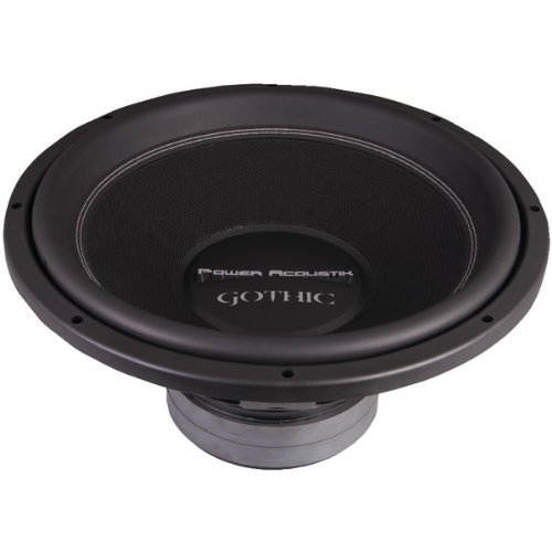 Power Acoustik Gothic Series 2_ Dual Voice-Coil Subwoofer (15, 3,000W) "Product Category: Speakers & Subwoofers...