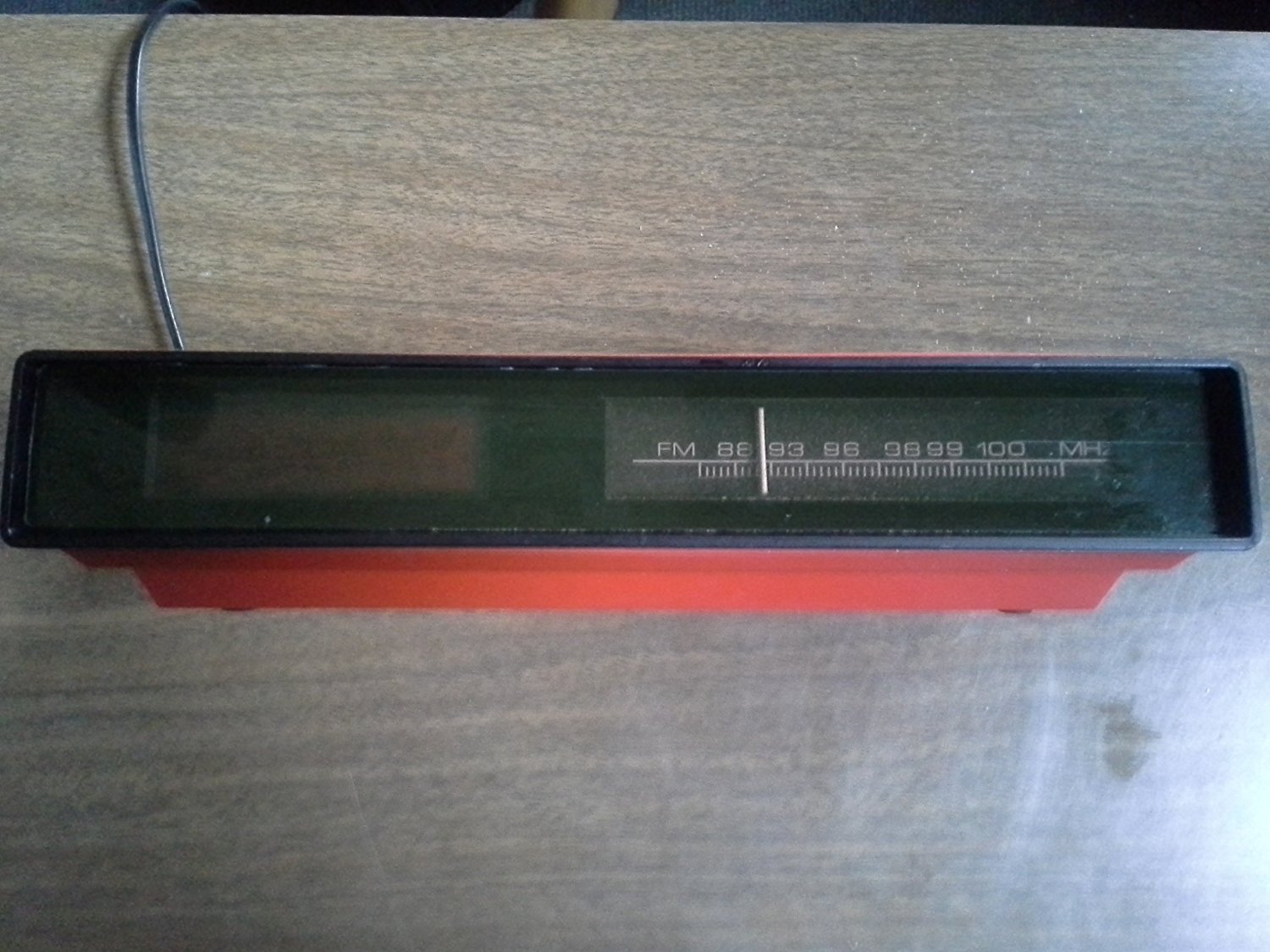Luma Elektronik Vintage Retro Euro Red Clock Radio Swedish 1970s 220V ...