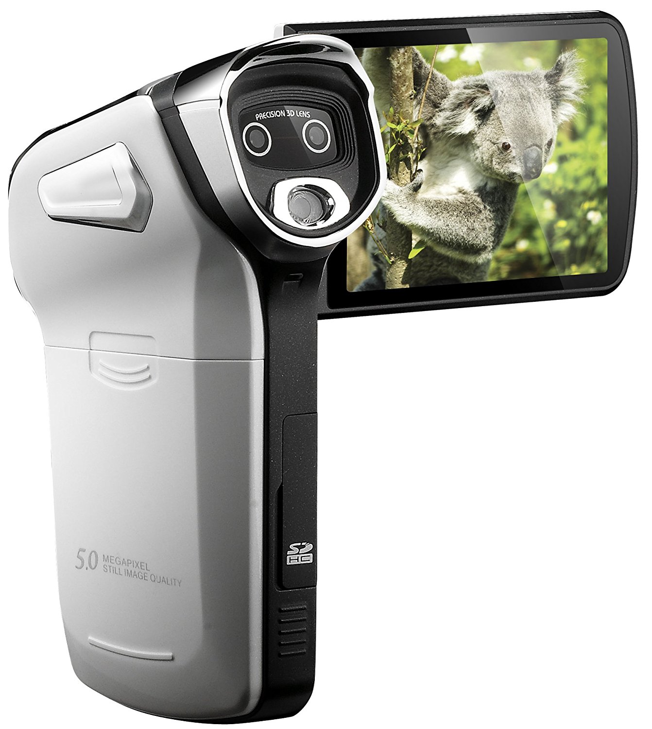 DXG USA DXG-5D7V Pocket 3D Camcorder and 3D Media Player Bundle free ...