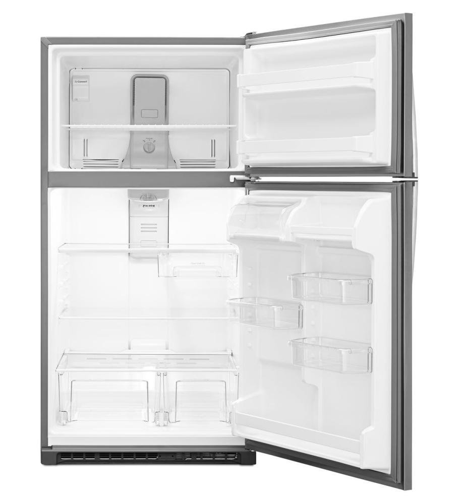 33 Wide Refrigerator With Ice Maker Whirlpool® 33-inch Wide Top-Freezer Refrigerator with Optional EZ