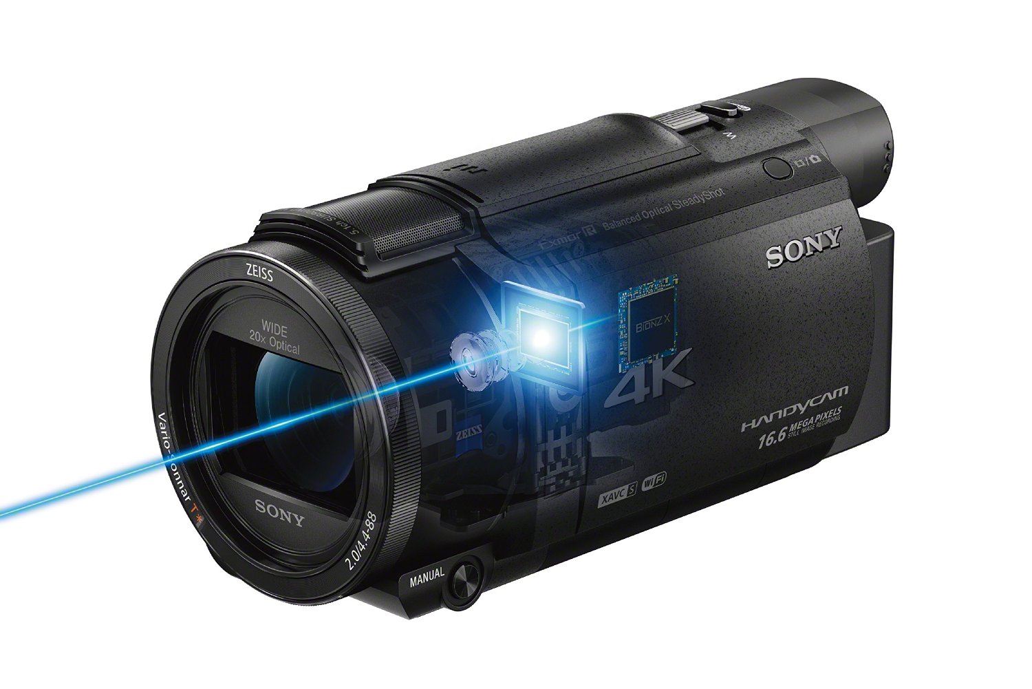 Sony FDRAX53/B 4K HD Video Recording Camcorder (Black) N10 Free Image ...