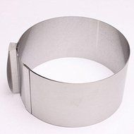 Edtoy Chic Stainless Steel Adjustable Mousse Ring Layered Cake Mould Birthday Cake N4