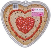 Giant Cookie Heart Pan-11.5X10.5X.75