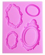 GogoForward Silicone Frame Shape DIY Baking Mold Decorating Cake Fondant Paste Mold N6