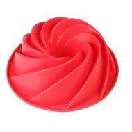 Freshlove Silicone Fluted Mold Bunt Pan-spiral (10*59 Inch) N3