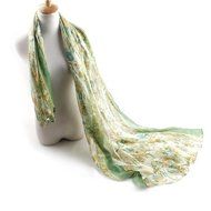 Banggood Womens Bohemian Retro Style nice Pattern Long Beach Shawl Scarf N4