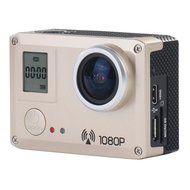 Action Camera, TONSEE Amkov AMK5000S Sport Camera Strong Wifi Technology 170 Degrees Wide Angle Lens, Gold N2