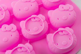 8 Cavity Cute Hello Kitty Shape Cake Pudding Jello Soap Mold Mould for Home DIY,Cartoon N10