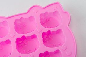 8 Cavity Cute Hello Kitty Shape Cake Pudding Jello Soap Mold Mould for Home DIY,Cartoon N11