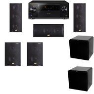 M&amp;K Sound LCR750 Loudspeaker 5.2 HRS12 Pioneer Elite SC-89