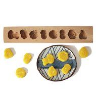 D-Sun Wooden Moon Cake Steamed Pumpkin Pie Pasta Rice Cake Green Bean Cake Wooden Baking Mold