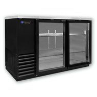 Master-Bilt MBBB59-G Back Bar Refrigeration Glass, Black