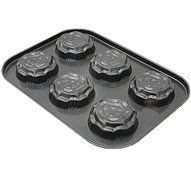 YOFAN Steel Nonstick 6-Cavity Cake Pan , Cake Mold (BEARS) N13