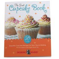 Nordic Ware Pro Cast Cute Cupcake Pan and The Great Cupcake Book N4