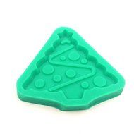 &quot;Silicone Christmas Tree Cake Chocolate Jelly Biscuits Soap Mold DIY Baking Mould Kitchen Tool&quot; shopping N4