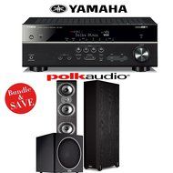 Yamaha RX-V581BL 7.2-Channel Network A/V Receiver + Polk Audio TSi 500 + Polk Audio PSW108 - 2.1 Home Theater...