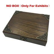4 X Antique Brass Jewelry Gift Box Wood Case Decorative adorn copper butterfly N2