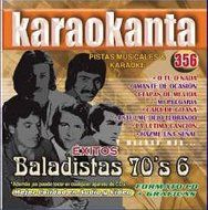 Karaokanta KAR-4356 - Baladistas 70&#039;s - VI Spanish CDG
