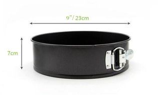Non-Stick Spring Form Pan Baking Round Tray Cake Tin DIY Birthday Party (9 inches / 23cm) N7