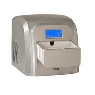 Koldfront KIM212SS Deluxe Stainless Steel Portable Ice Maker with LCD Display, Silver N3