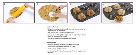Wilton 6-Cavity Nonstick Heart Mini Cake Pan N18