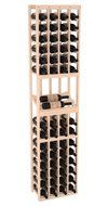 Wine Racks America Ponderosa Pine 4 Column Side Display Kit. 13 Stains to Choose From! N8