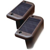 New MAXSA INNOVATIONS 47332 Solar-Powered Deck Lights, 4 pk