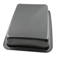 Large Rectangular Cake Pans Baking Tray Stainless Steel Non-Stick Roasting Sheet Steam Table Anti-Jam Pan Tray... N9